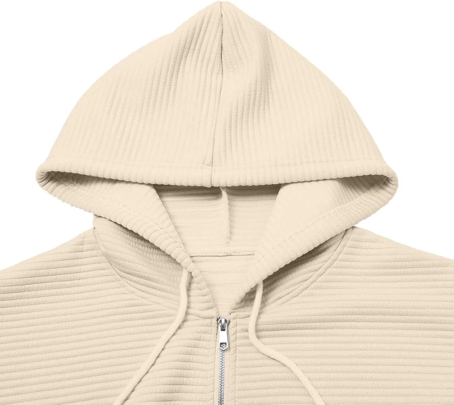 midelxp Zip Up Hoodies for Women Cute Y2k Long Sleeve Oversized Sweatshirts Casual Comfy Fall Jackets Preppy Clothes 2024