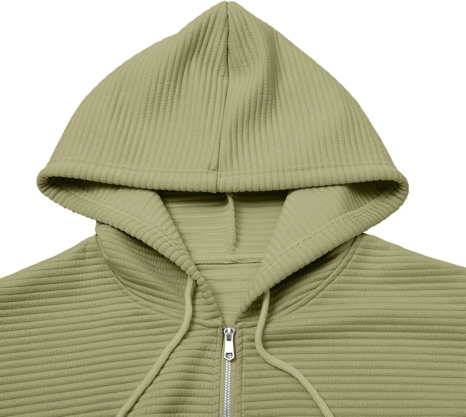midelxp Zip Up Hoodies for Women Cute Y2k Long Sleeve Oversized Sweatshirts Casual Comfy Fall Jackets Preppy Clothes 2024