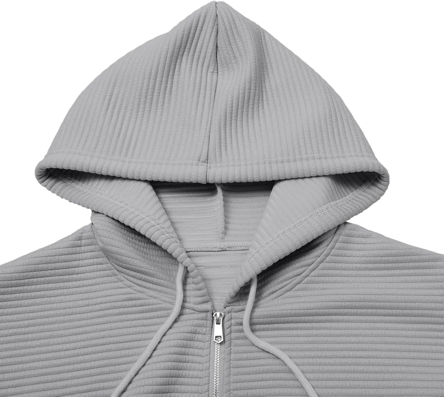 midelxp Zip Up Hoodies for Women Cute Y2k Long Sleeve Oversized Sweatshirts Casual Comfy Fall Jackets Preppy Clothes 2024