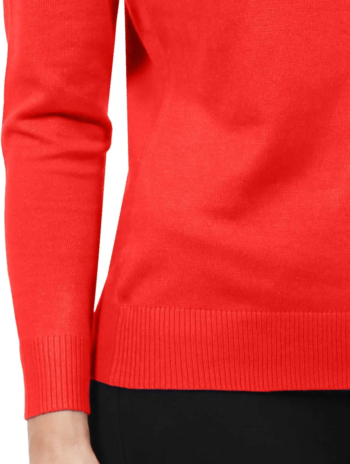 NE PEOPLE Women's Knit Cardigan  Long Sleeve Basic Button Down Crewneck Casual Stretch Sweater Knitted Ribbed Hem