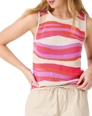 NIC ZOE Women's Knit Waves Sweater Tank