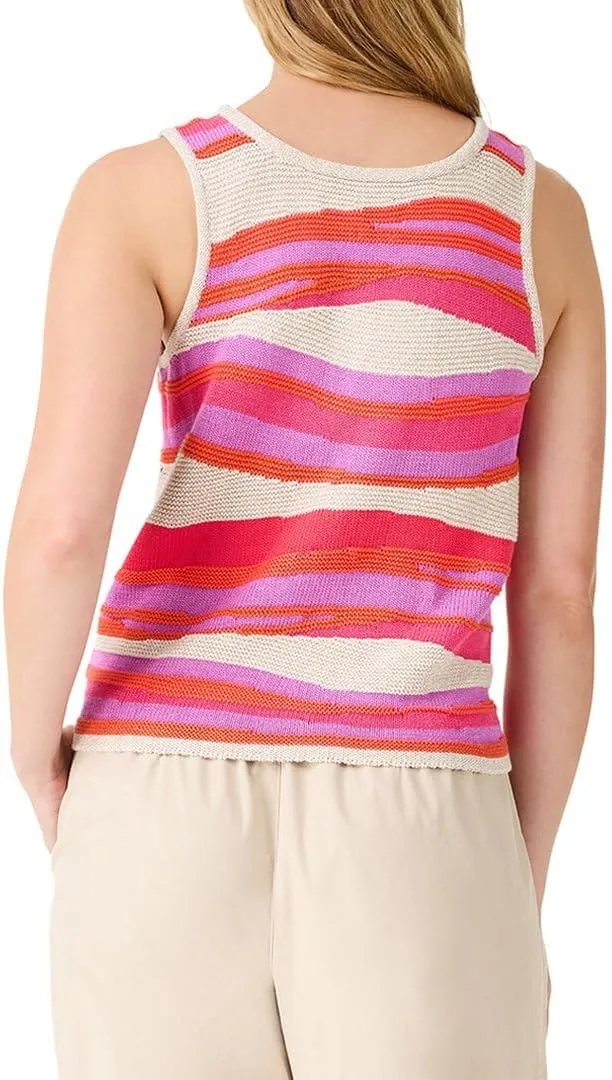 NIC ZOE Women's Knit Waves Sweater Tank
