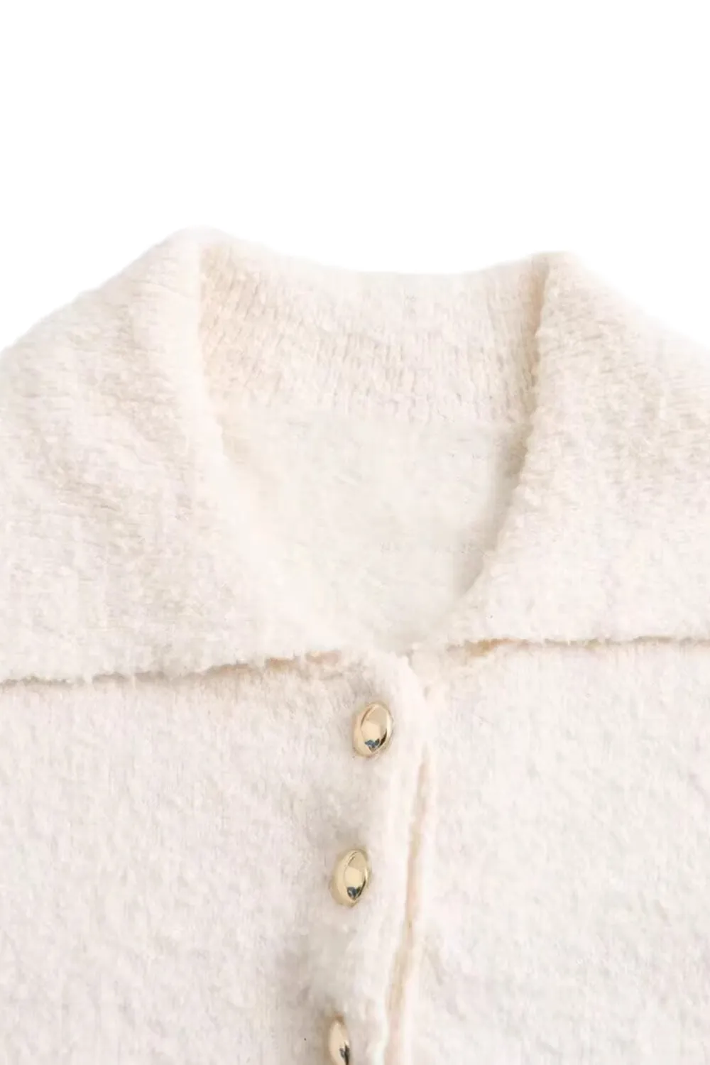 'Nicole' Versatile Bouclé Knitted Short-sleeved Sweater