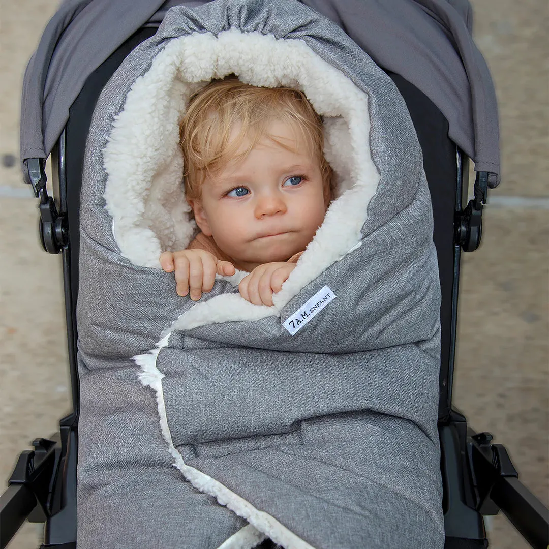 Nido Cloud Wrap - Heather Grey - Large 6m-18m