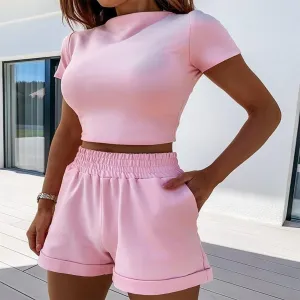 OHSAUCY - Loose Shorts with Pockets plus Sexy Crop Top