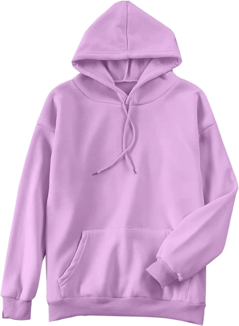Oversized Hoodies for Teen Girls Y2k Hooded Sweatshirt Women Casual Plain Drop Shoulder Long Sleeve Hoodies Pullover Tops