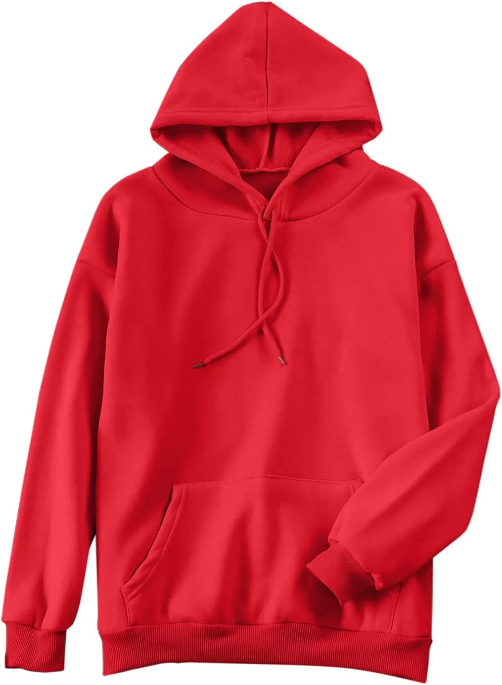 Oversized Hoodies for Teen Girls Y2k Hooded Sweatshirt Women Casual Plain Drop Shoulder Long Sleeve Hoodies Pullover Tops