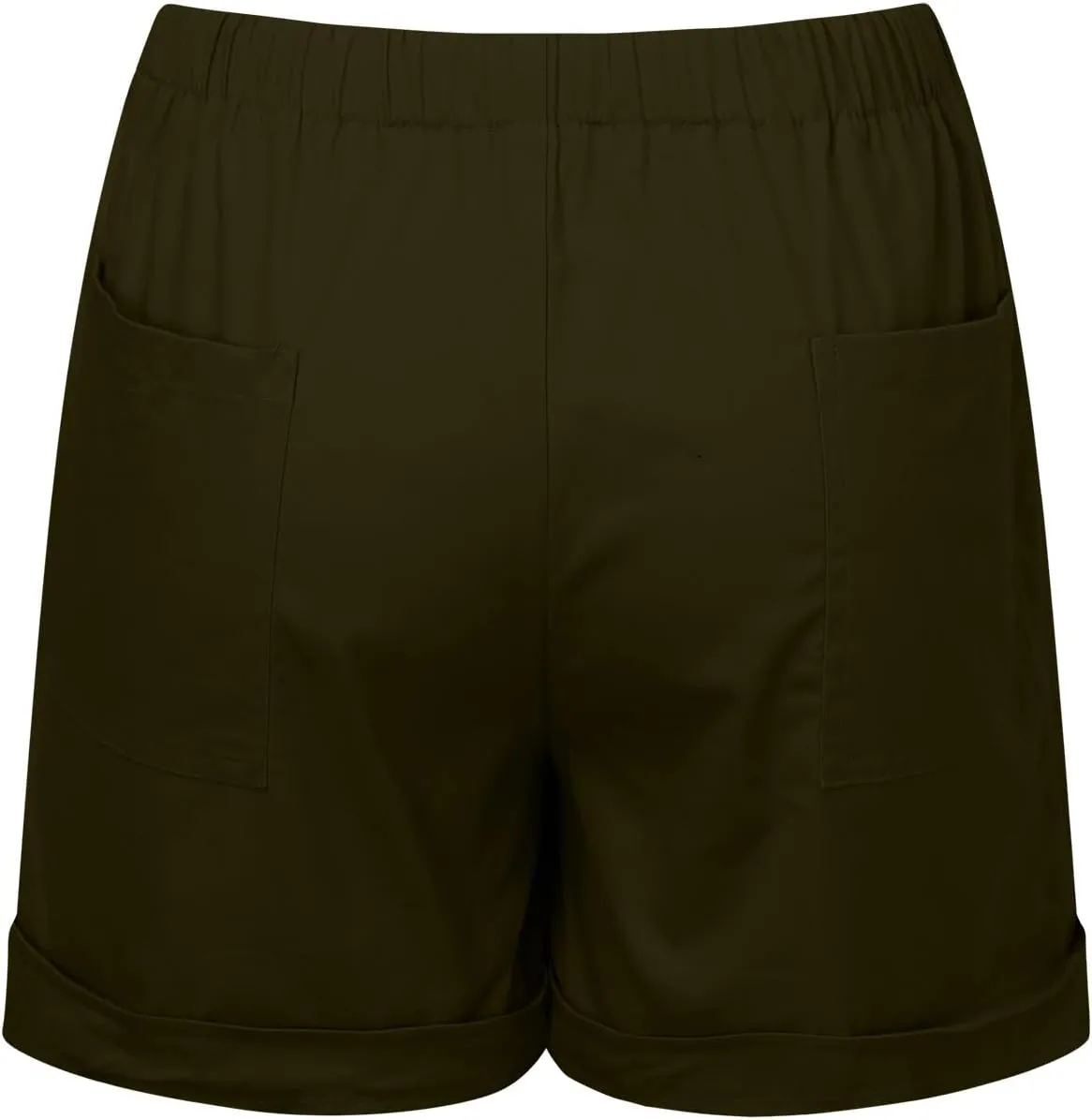 Plus Size Shorts for Women High Waisted Drawstring Cotton Lounge Shorts Pull On Short Casual Pants Summer Outfits
