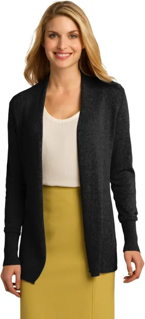 Port Authority Ladies Open Front Cardigan Sweater. LSW289