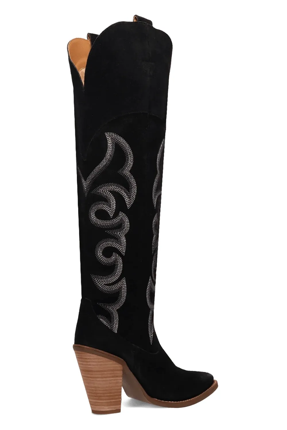 Primadonna Suede Boot in Black