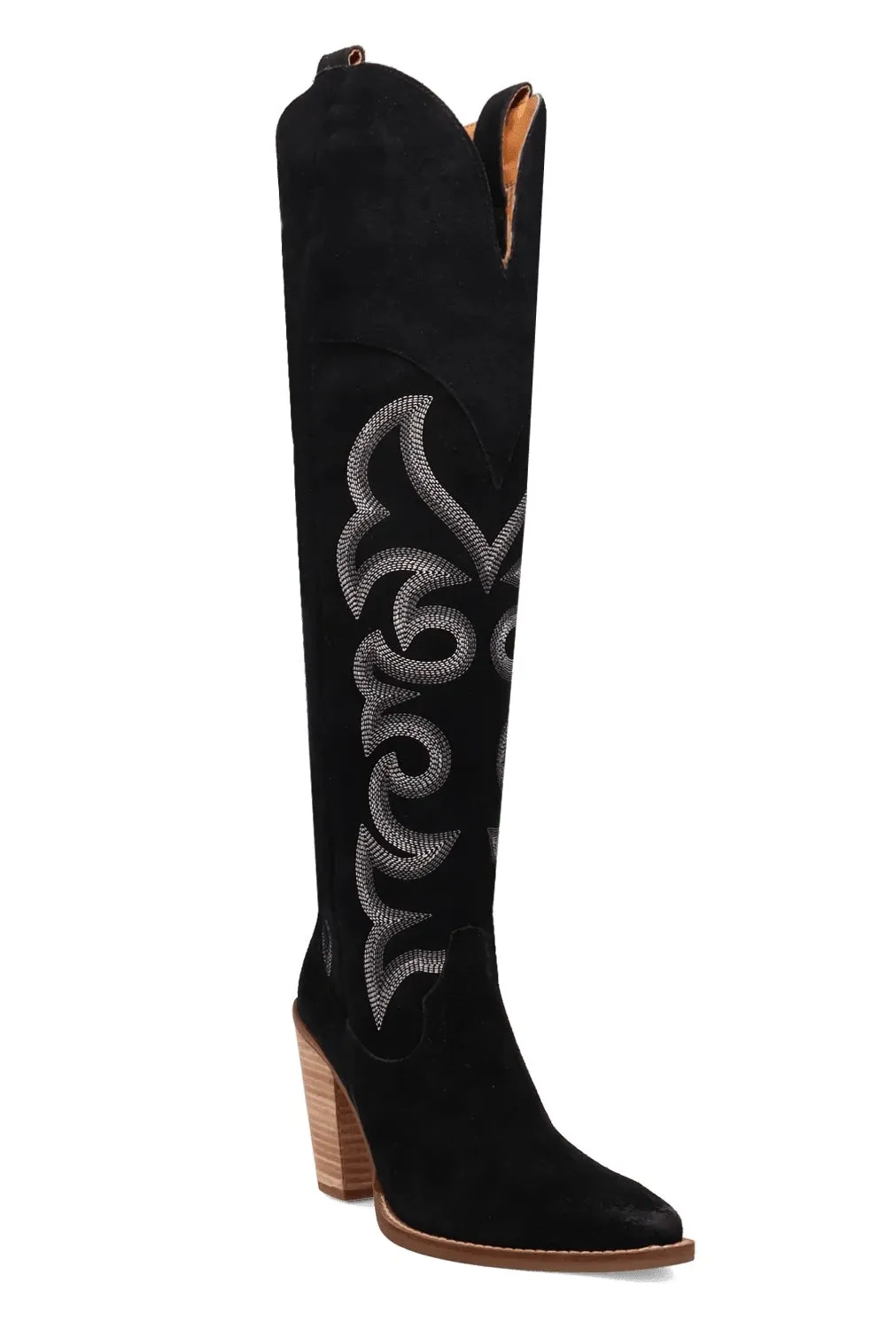 Primadonna Suede Boot in Black