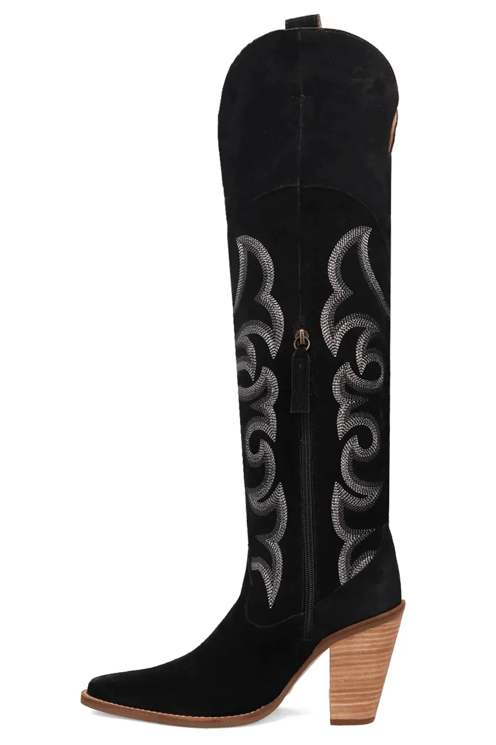 Primadonna Suede Boot in Black