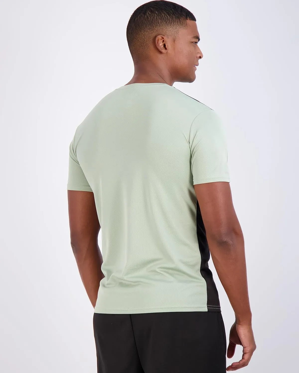 Real Essentials 5 Pack Mens Active Quick Dry Mesh Crew Neck T Shirts | Athletic Short Sleeve Tee (Available in Big & Tall)