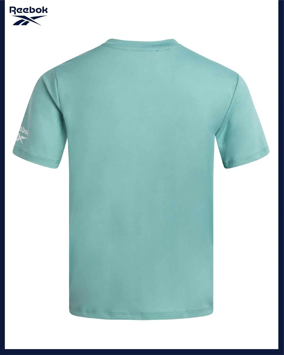 Reebok Boys Athletic Shorts Set - 2 Piece Summer Clothes Outfit with Pocket Tee and Boys Running Shorts for Active Kids