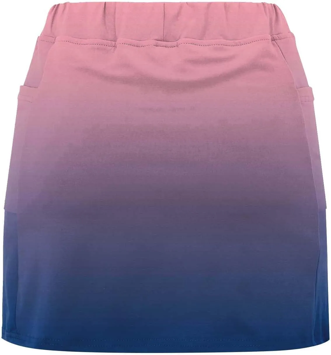 Skirts for Women Trendy Summer Long Athletic Dress for Women with Shorts Knee Length Running Shorts for Men 9 inch