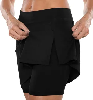 Skorts for Woman Fashion Soft High Waist Floral Print Skirts Inner Summer Sports Running Dressy 2025 Gym Yoga Outfit