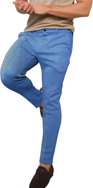 Slim Fit Suit Dress Pants Mens Chinos Straight Leg Stretch Business Work Office Pants Casual Golf Baseball Athletic Pants