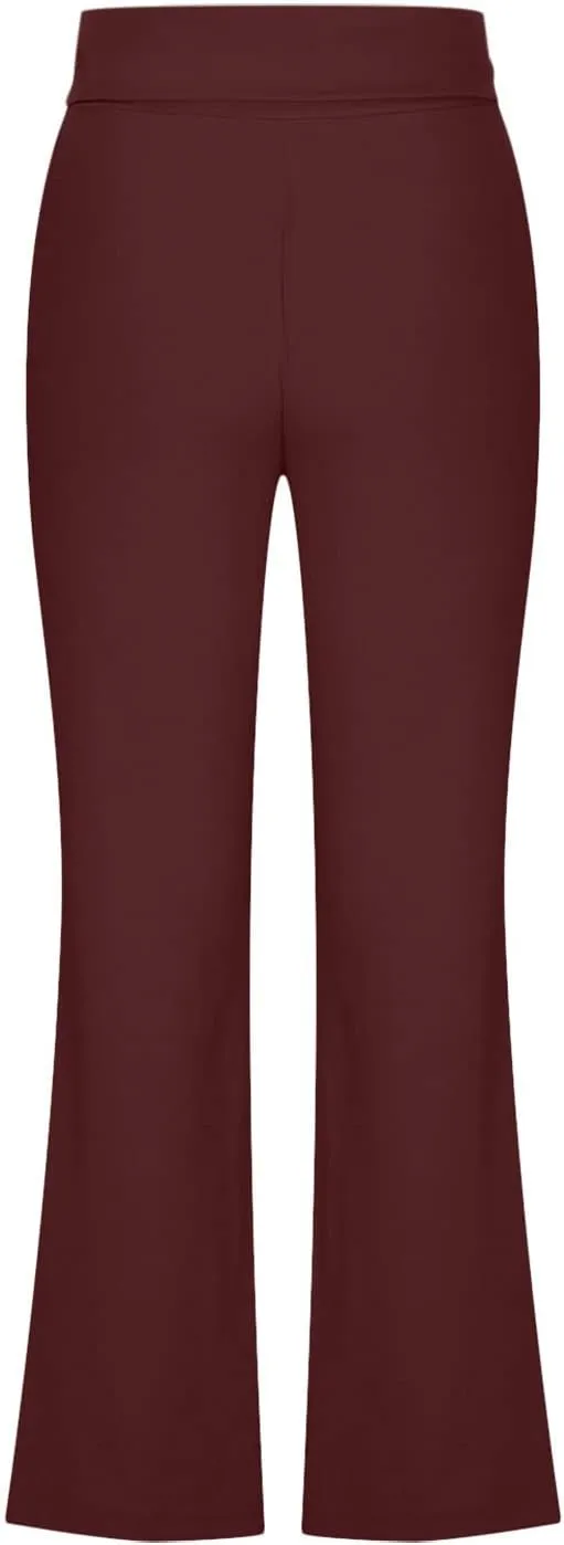 SMIDOW Bootcut Yoga Pants for Women High Waist Casual Flare Leggings Workout Flares Tall Long Lounge Trousers
