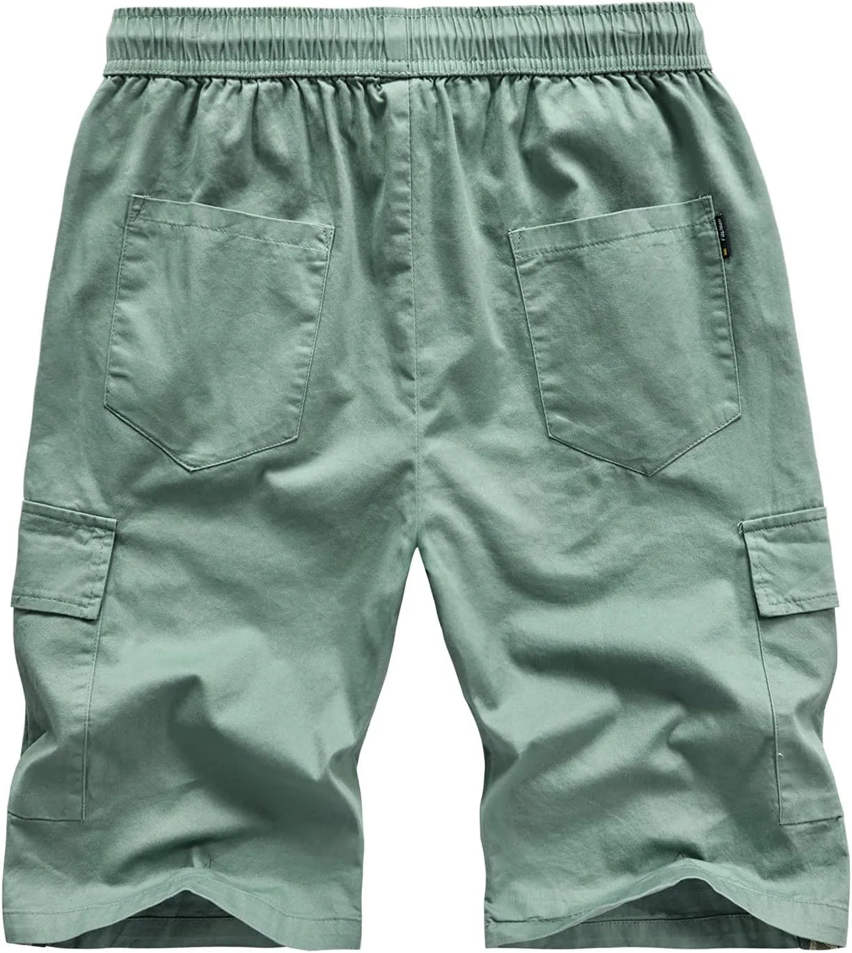 Soft Cotton Shorts Men Fashion Casual Printed Loose Quick-Drying Shorts Beach Pants Mens Shorts Elastic Waist