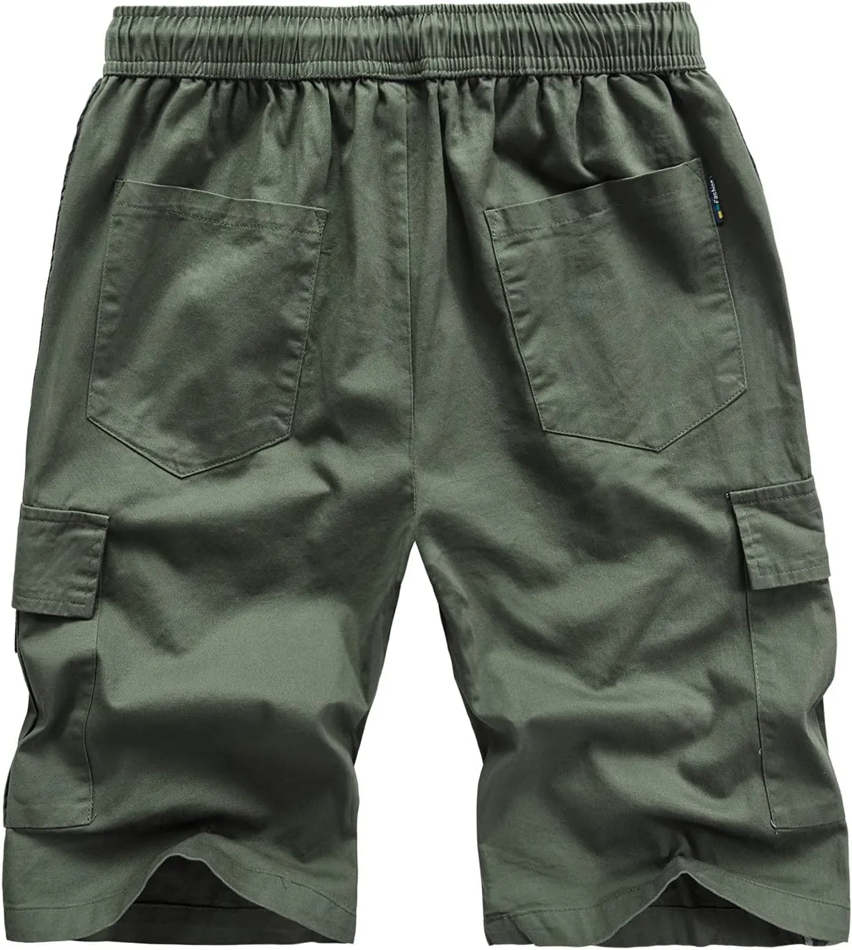 Soft Cotton Shorts Men Fashion Casual Printed Loose Quick-Drying Shorts Beach Pants Mens Shorts Elastic Waist