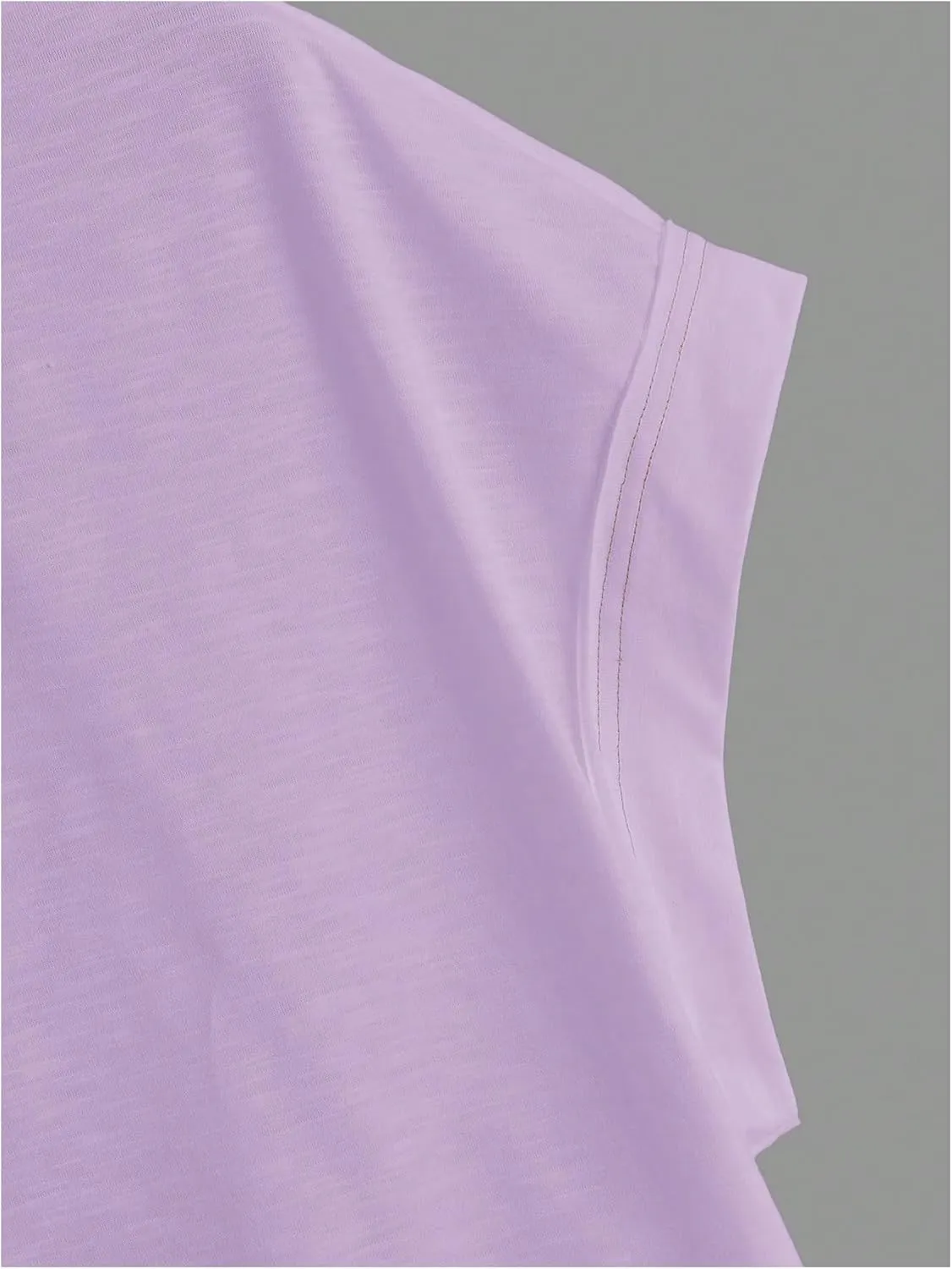 SOLY HUX 2024 Open Back Tops for Women Criss Cross Cut Out Tee Backless Casual Short Sleeve Round Neck T Shirt