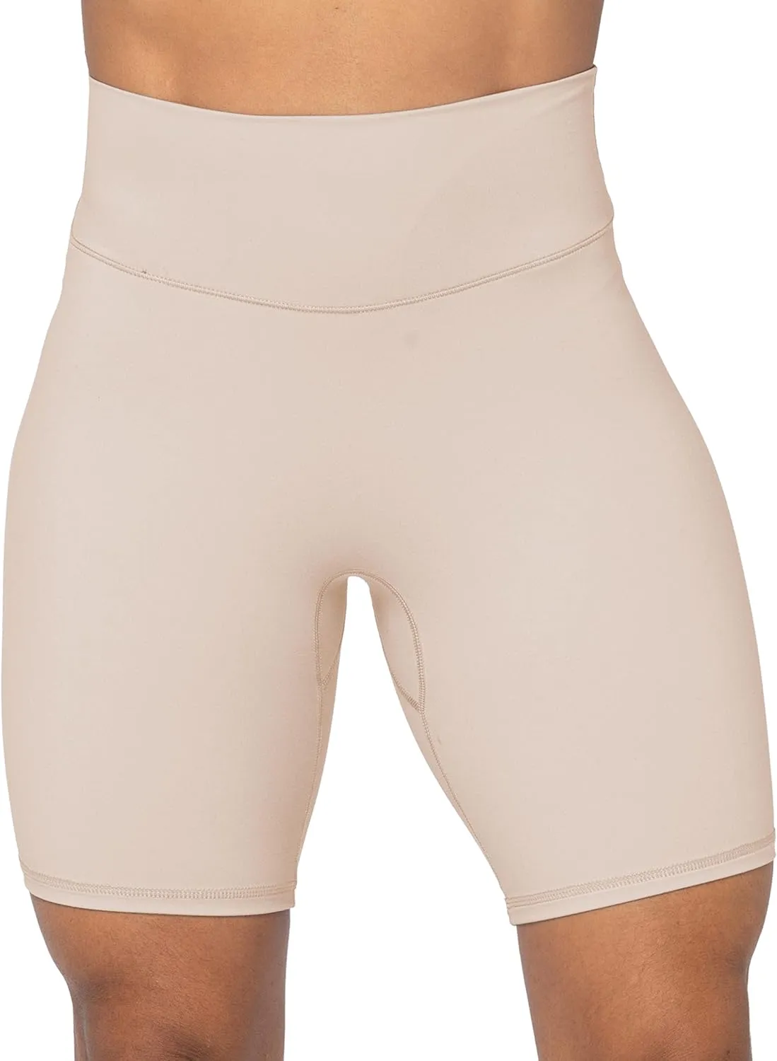 Sunzel No Front Seam High Waist Biker Shorts for Women, Squat Proof Yoga Workout Gym Bike Shorts