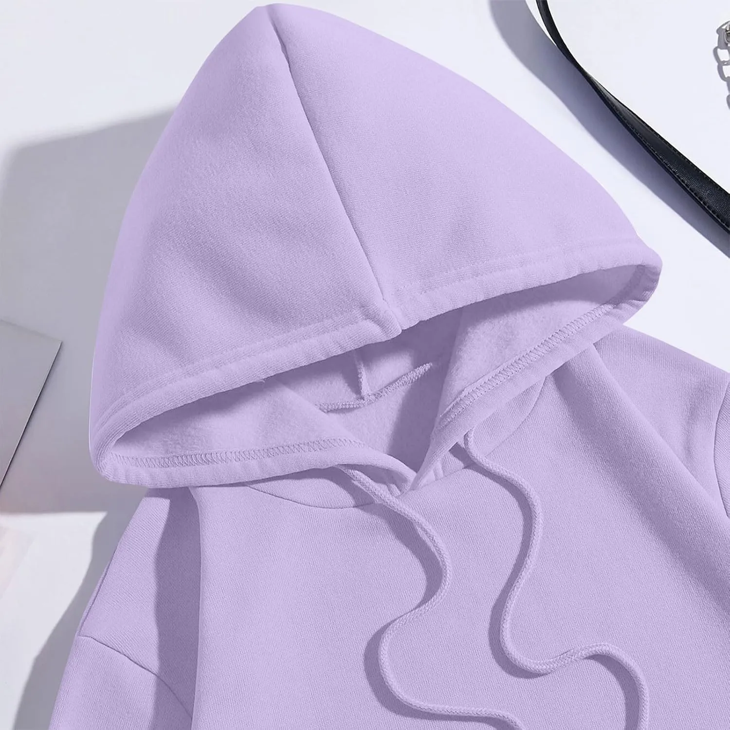 Sweatshirts For Teen Girls Casual Long Sleeve Drawstring Letter Printed O Neck Pullover Tops