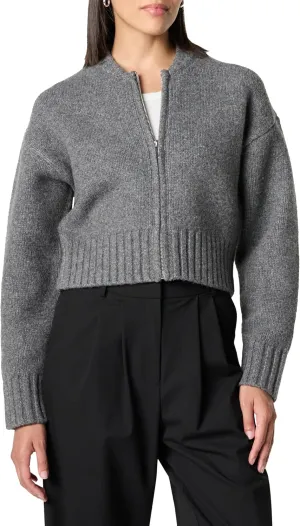 The Drop Women's Brynne Bomber Sweater Cardigan