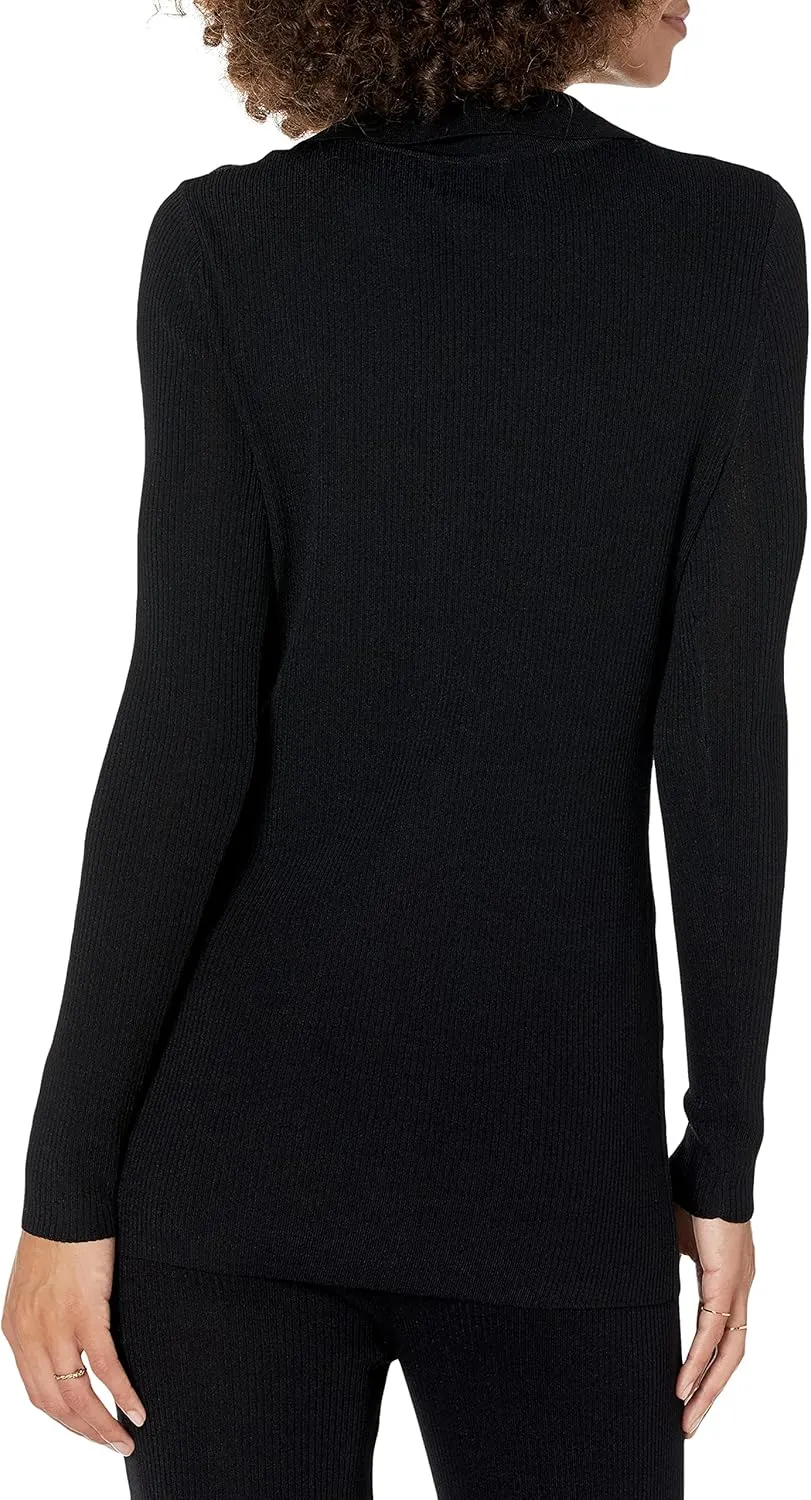 The Drop Women's Constance Rib Button-Down Sweater