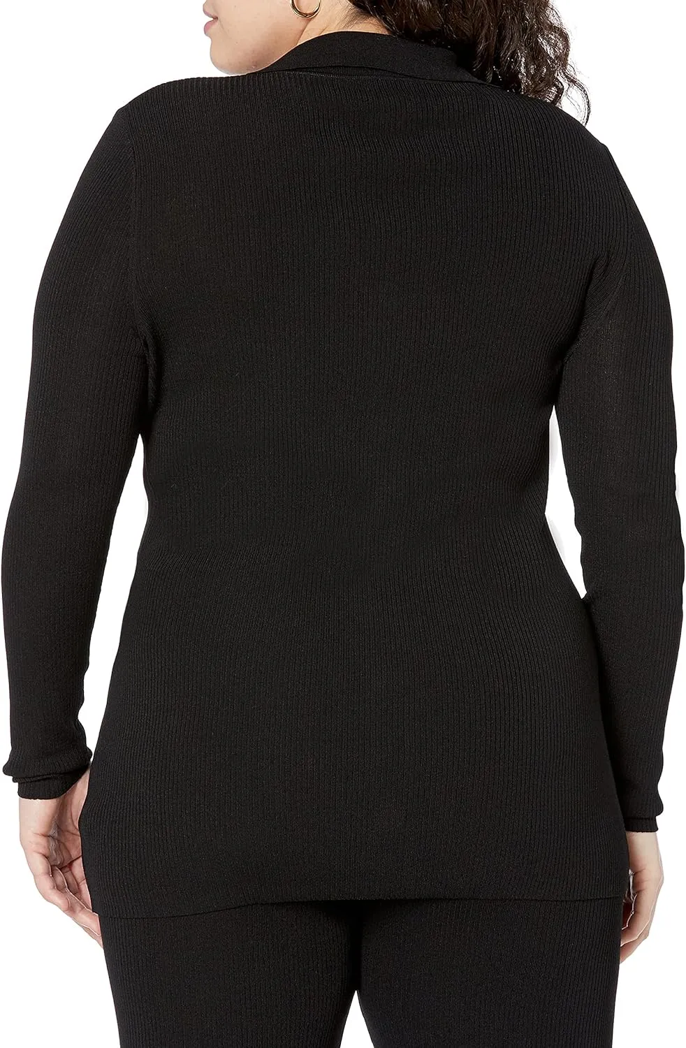 The Drop Women's Constance Rib Button-Down Sweater