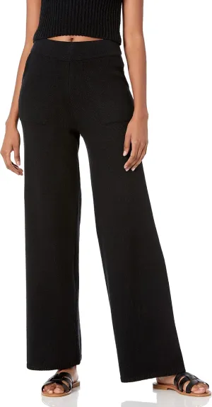 The Drop Women's Cynthia Wide Leg Sweater Pant