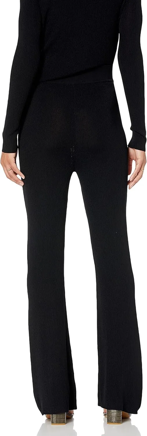 The Drop Women's Ellison Rib Flare Leg Sweater Pant