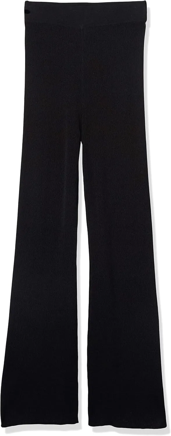 The Drop Women's Ellison Rib Flare Leg Sweater Pant