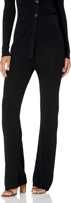 The Drop Women's Ellison Rib Flare Leg Sweater Pant