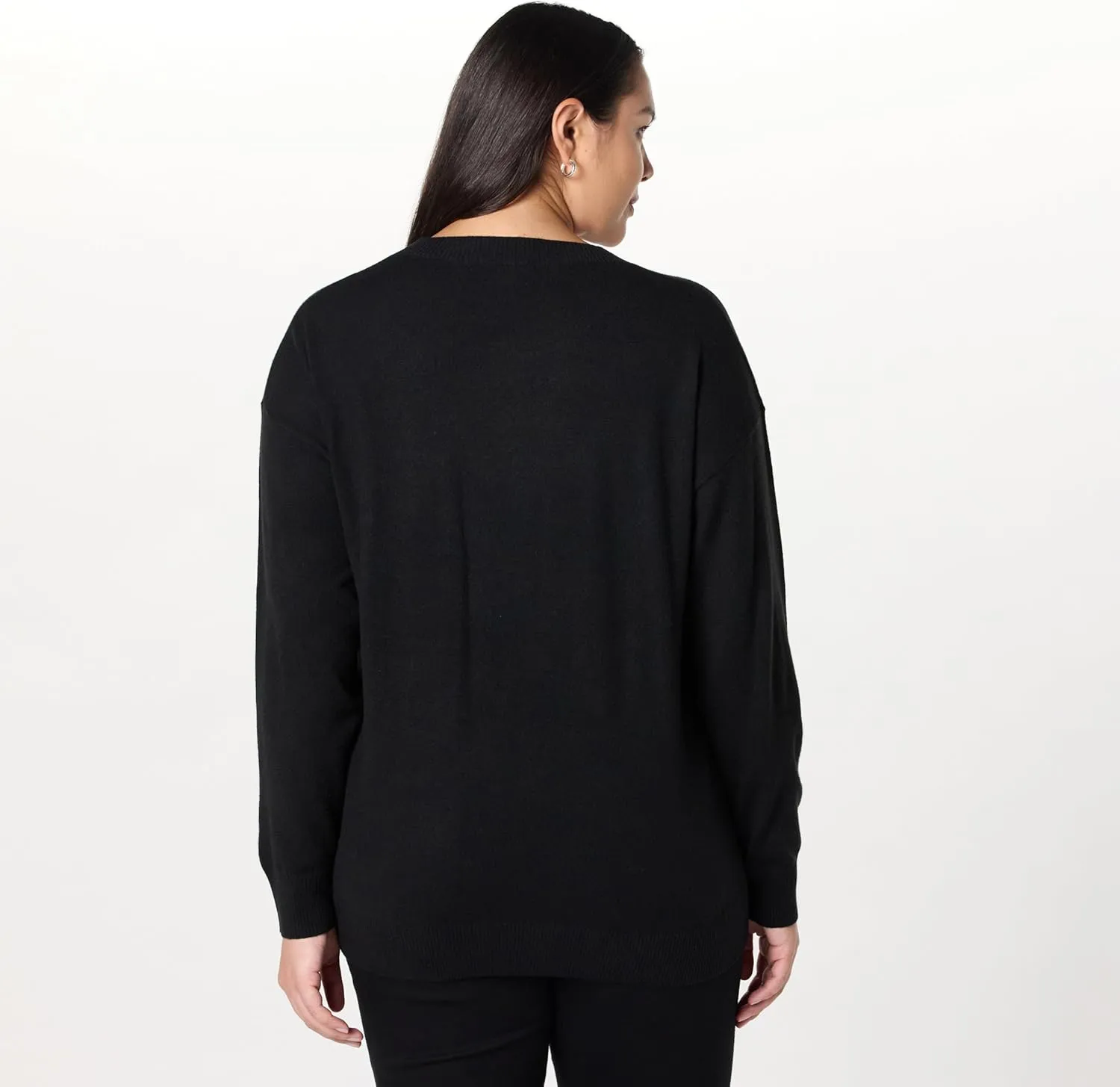 The Drop Women's Lulu Essential Crew Neck Sweater