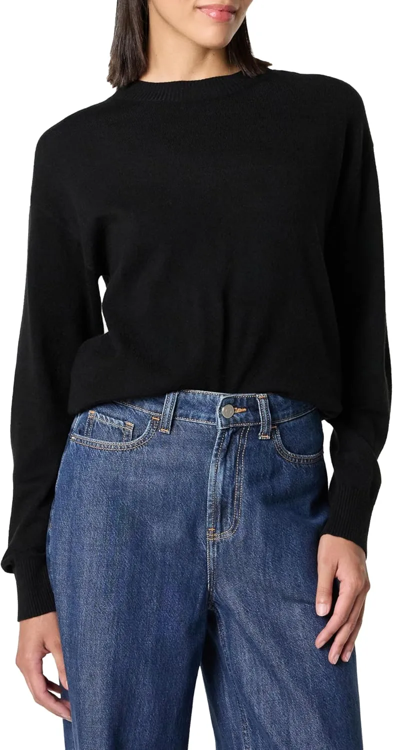 The Drop Women's Lulu Essential Crew Neck Sweater