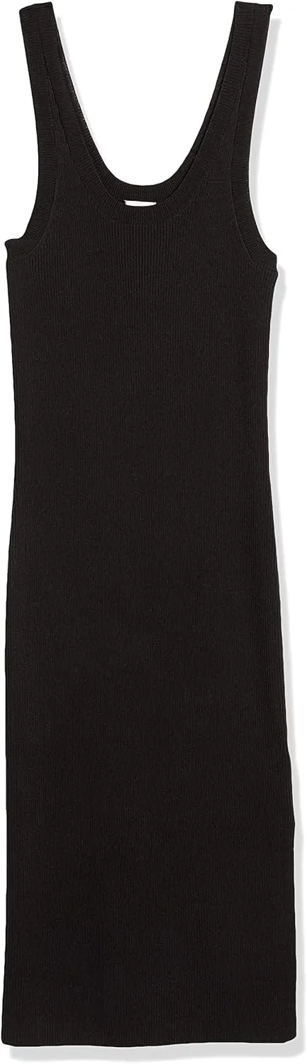 The Drop Women's Yasmin Rib Midi Sweater Tank Dress
