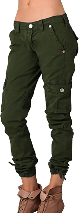 Wide Leg Pants Casual Trousers Belt Casual Zipper Pocket Without Design Color Yoga Pants Womens Cargo Pants Y2K