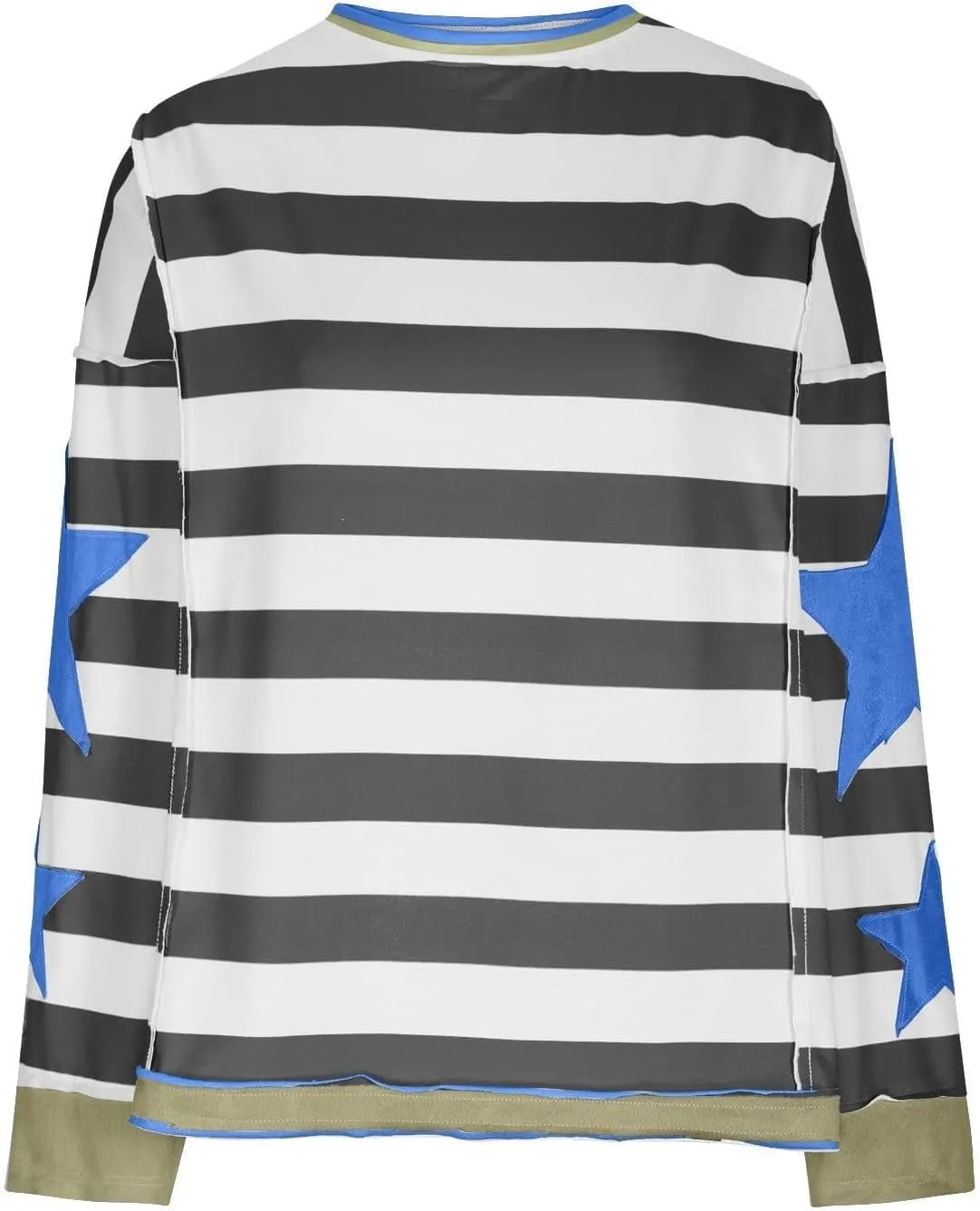 Women Oversized Sweatshirt Long Sleeve Crewneck Cotton Hoodies Free A Star Tee Shirts Y2K 2024 Fall Pullover Clothes