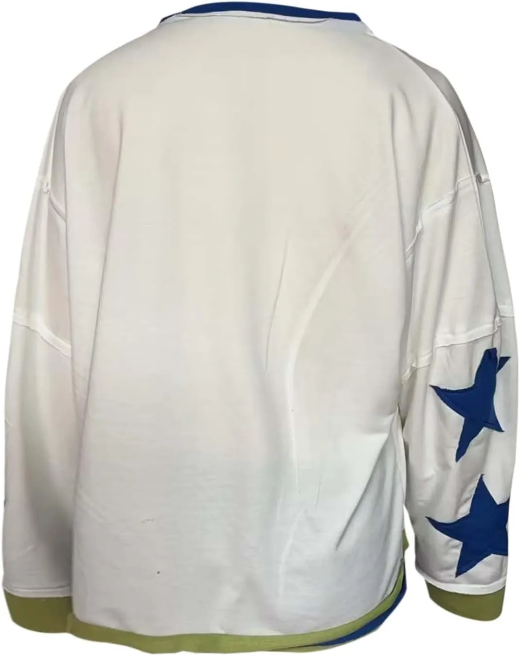 Women Oversized Sweatshirt Long Sleeve Crewneck Cotton Hoodies Free A Star Tee Shirts Y2K 2024 Fall Pullover Clothes