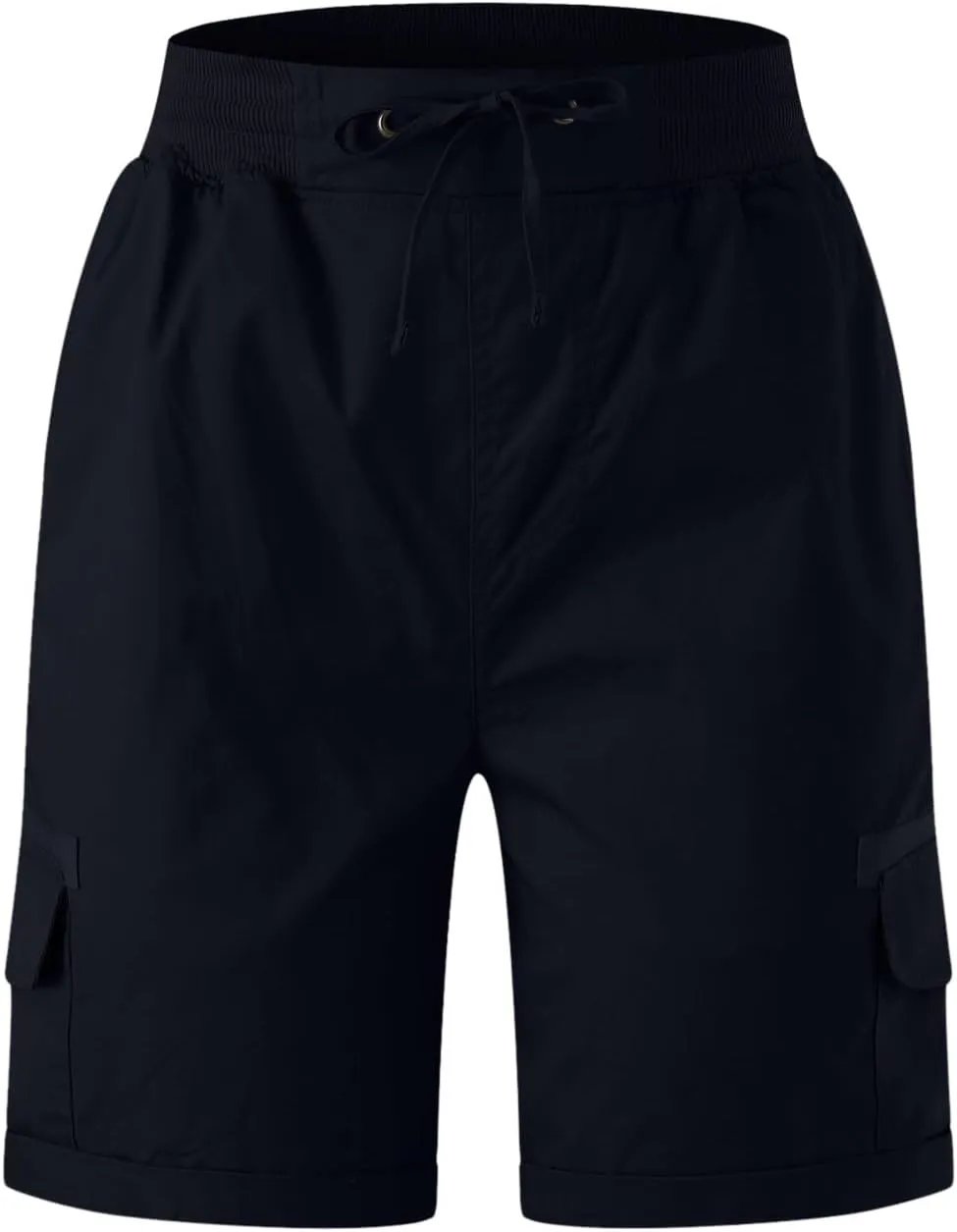 Women Summer Cargo Shorts Lightweight Multi-Pockets Loose Hiking Shorts Mid Rise Casual Trendy Outdoor Workout Short