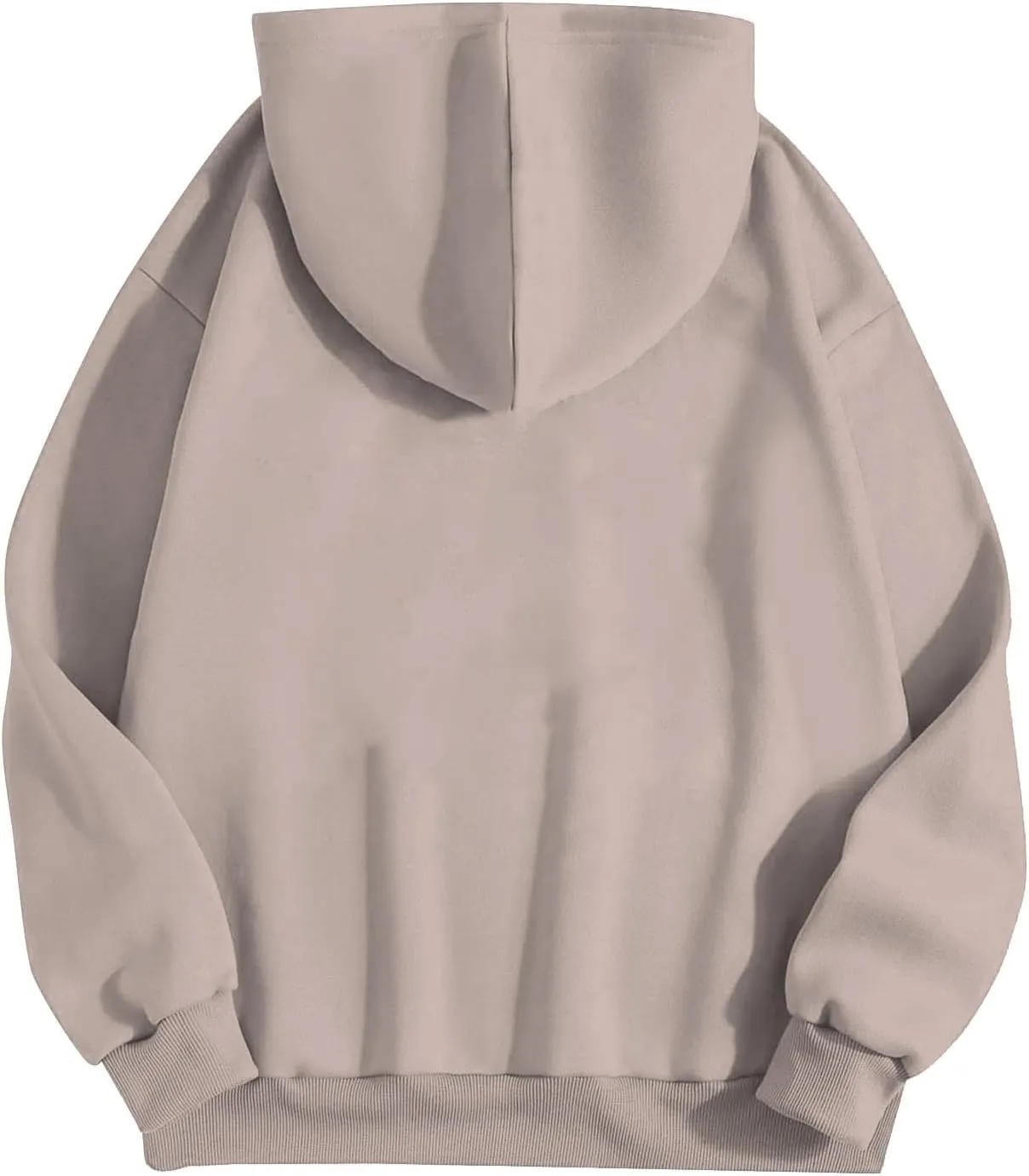 Women's Blank Hoodies Zip Up Long Sleeve Hooded Sweatshirts Oversized Loose Casual Jackets with Pockets Fall Outfits