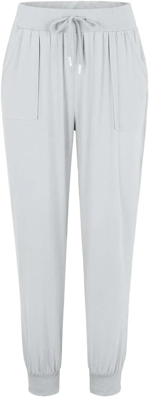 Womens Linen Summer Y2K Fashion Palazzo Pants High Waist Straight Loose Fit Palazzo Pants Vacation
