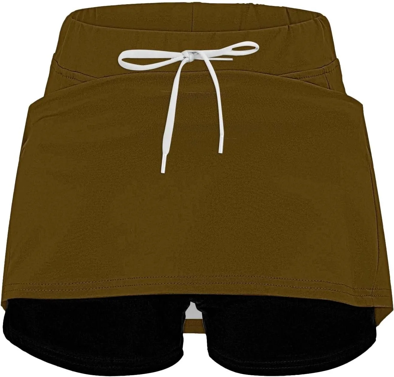 Women's Skorts Tummy Control Plus Size with Pockets for Women High Waist Athletic Sports Pants Skirt Casual Skirt