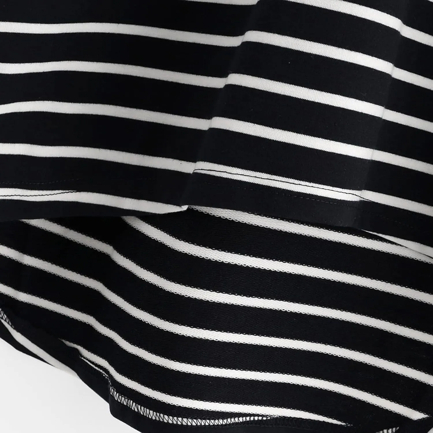 Women's Striped Hoodie Long Sleeve Drawstring Hooded Sweatshirt Casual Lightweight Pullover Tops Trendy Clothes