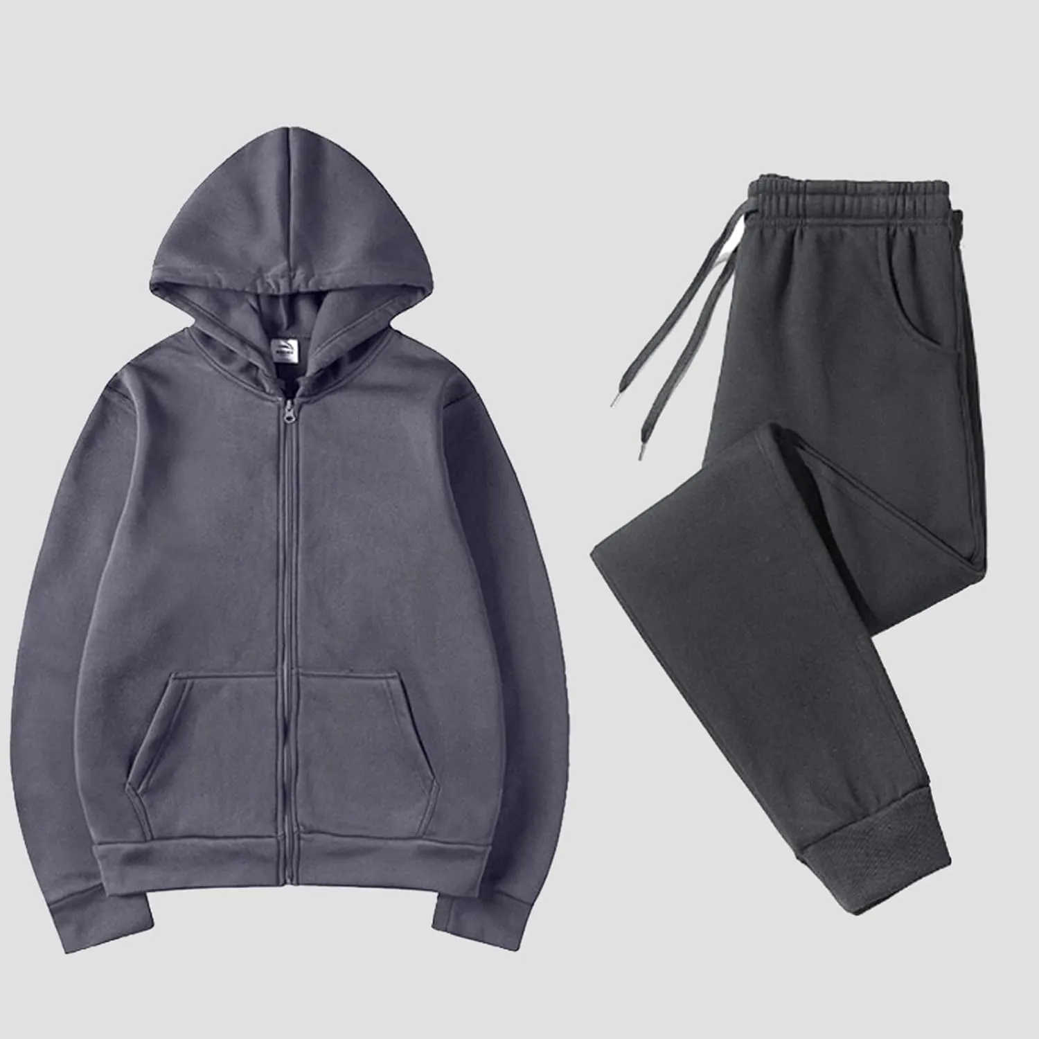 Women's Two Piece Outfits Set Long Sleeve Crewneck Workout Zip Up 2 Piece Fashion 2024 Trendy Pajamas Outfits