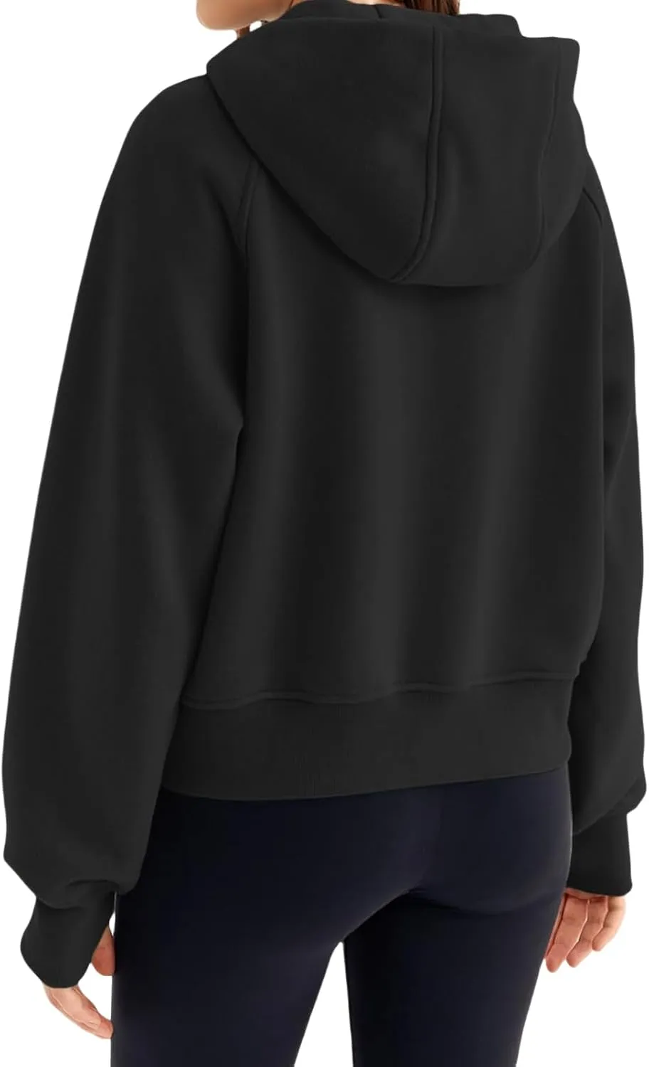 Womens Zip Up Hoodies Fleece Jackets Oversized Sweatshirts Fashion Cropped Hoodie Y2k Fall Outfits Casual Tops Pockets