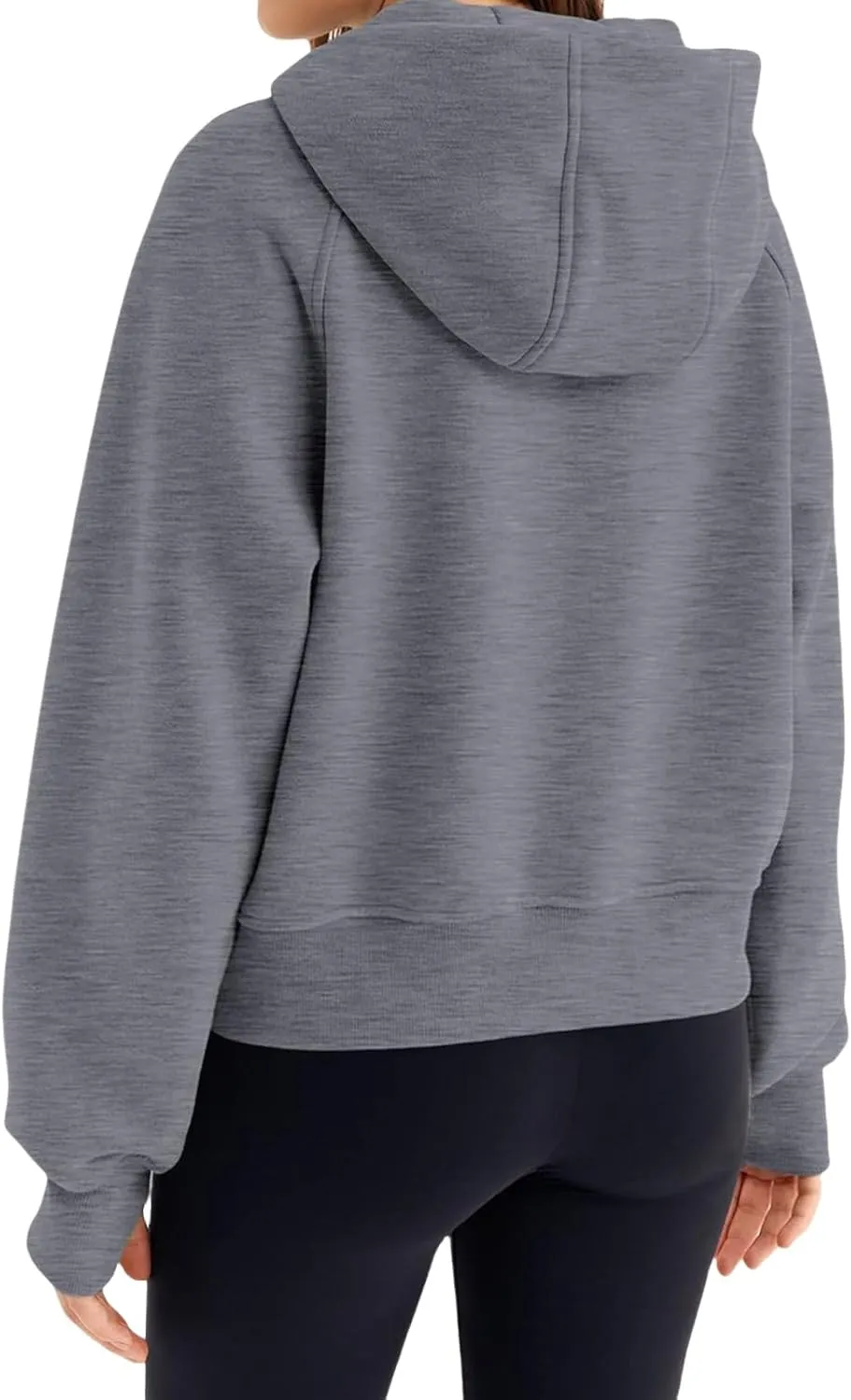 Womens Zip Up Hoodies Fleece Jackets Oversized Sweatshirts Fashion Cropped Hoodie Y2k Fall Outfits Casual Tops Pockets