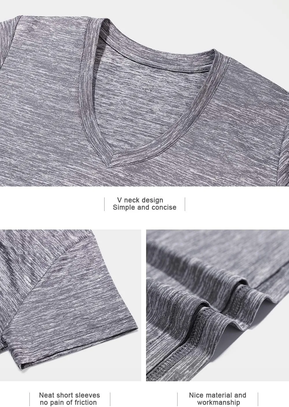 Xelky 3-4 Pack Women's Dry Fit Tshirt Short Sleeve Moisture Wicking Athletic Shirts Sport Activewear Tee V Neck Workout Top