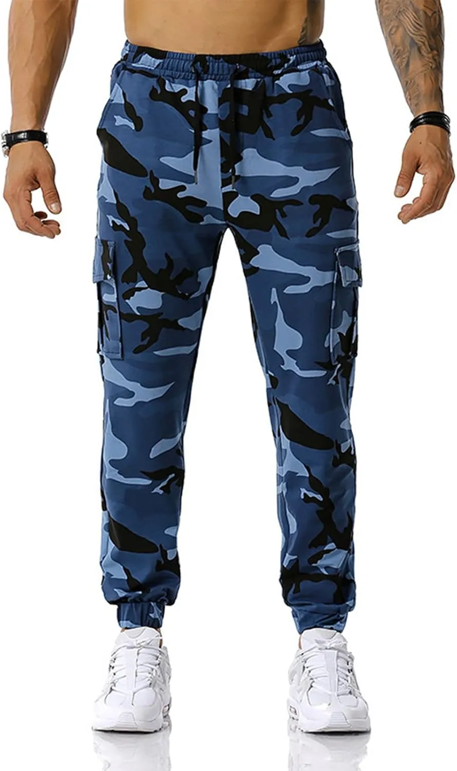 Ymosrh Mens Pants Cargo Men Jeans Solid Color Ripped Holes Frayed Gradient Washed Trousers Chino Pants